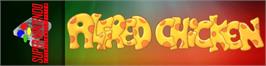 Arcade Cabinet Marquee for Alfred Chicken.
