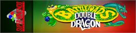 Arcade Cabinet Marquee for Battletoads And Double Dragon.