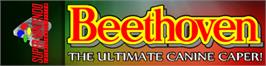 Arcade Cabinet Marquee for Beethoven's 2nd: The Ultimate Canine Caper!.