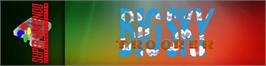 Arcade Cabinet Marquee for Big Sky Trooper.
