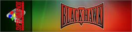 Arcade Cabinet Marquee for Blackthorne.