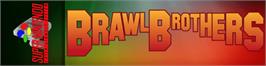 Arcade Cabinet Marquee for Brawl Brothers: Rival Turf! 2.
