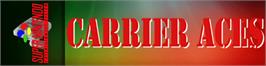 Arcade Cabinet Marquee for Carrier Aces.