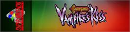 Arcade Cabinet Marquee for Castlevania: Vampire's Kiss.