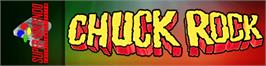 Arcade Cabinet Marquee for Chuck Rock.