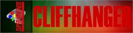 Arcade Cabinet Marquee for Cliffhanger.