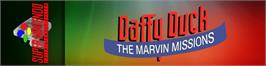 Arcade Cabinet Marquee for Daffy Duck: The Marvin Missions.