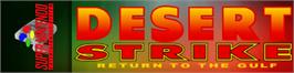 Arcade Cabinet Marquee for Desert Strike - Return To The Gulf.