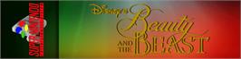 Arcade Cabinet Marquee for Disney's Beauty And The Beast.