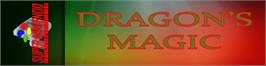 Arcade Cabinet Marquee for Dragon's Lair.