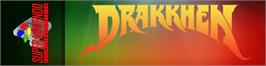 Arcade Cabinet Marquee for Drakkhen.