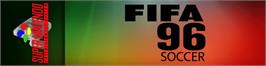 Arcade Cabinet Marquee for FIFA Soccer 96.