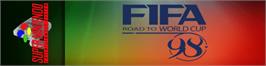 Arcade Cabinet Marquee for Fifa 98 - Road To World Cup.