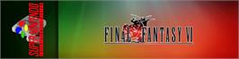 Arcade Cabinet Marquee for Final Fantasy 6.