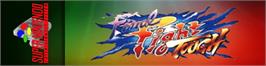 Arcade Cabinet Marquee for Final Fight 3.