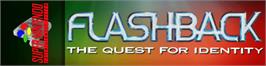 Arcade Cabinet Marquee for Flashback - The Quest For Identity.