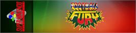Arcade Cabinet Marquee for Football Fury.