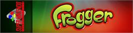 Arcade Cabinet Marquee for Frogger.