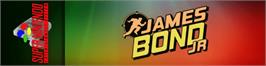 Arcade Cabinet Marquee for James Bond Jr..