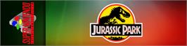 Arcade Cabinet Marquee for Jurassic Park.