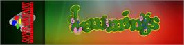 Arcade Cabinet Marquee for Lemmings.