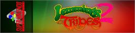 Arcade Cabinet Marquee for Lemmings 2 - The Tribes.