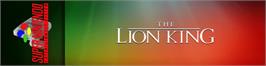 Arcade Cabinet Marquee for Lion King ,The.