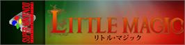 Arcade Cabinet Marquee for Little Magic.
