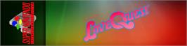 Arcade Cabinet Marquee for Love Quest.