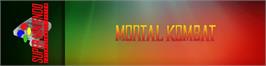 Arcade Cabinet Marquee for Mortal Kombat.