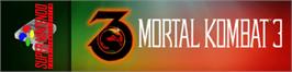 Arcade Cabinet Marquee for Mortal Kombat 3.