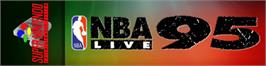 Arcade Cabinet Marquee for NBA Live '95.