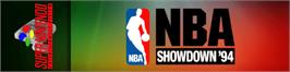 Arcade Cabinet Marquee for NBA Showdown.