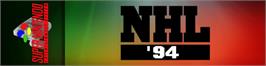 Arcade Cabinet Marquee for NHL '94.