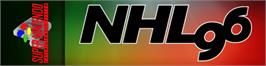 Arcade Cabinet Marquee for NHL '96.