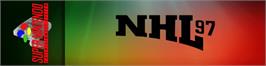 Arcade Cabinet Marquee for NHL 97.