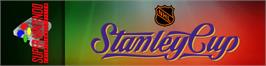 Arcade Cabinet Marquee for NHL Stanley Cup.