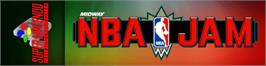 Arcade Cabinet Marquee for Nba Jam.