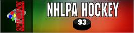 Arcade Cabinet Marquee for Nhlpa Hockey 93.