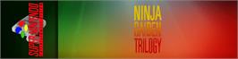 Arcade Cabinet Marquee for Ninja Gaiden Trilogy.