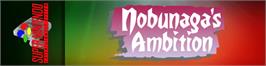 Arcade Cabinet Marquee for Nobunaga's Ambition: Lord of Darkness.