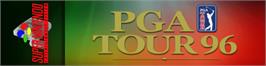 Arcade Cabinet Marquee for Pga Tour 96.