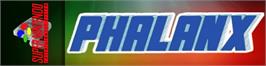 Arcade Cabinet Marquee for Phalanx.