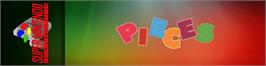 Arcade Cabinet Marquee for Pieces.
