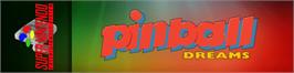 Arcade Cabinet Marquee for Pinball Dreams.