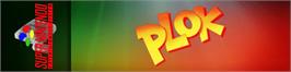 Arcade Cabinet Marquee for Plok.
