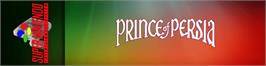 Arcade Cabinet Marquee for Prince Of Persia.