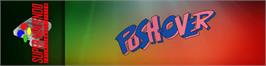 Arcade Cabinet Marquee for Push-Over.