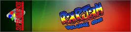 Arcade Cabinet Marquee for Rapjam - Volume One.