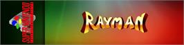Arcade Cabinet Marquee for Rayman.